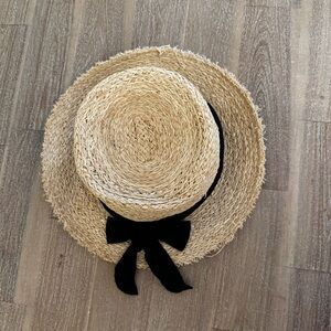 Girls Zara Straw Summer Hat